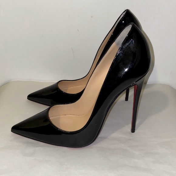 Christian Louboutin So Kate Black Patent Leather
Pump Shoe 120mm - Picture 2 of 14